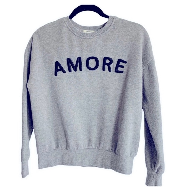Forever 21 Amore Sweatshirt Sz M